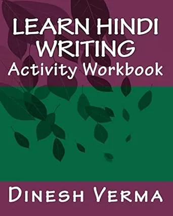 Learn Hindi Writing Paperback